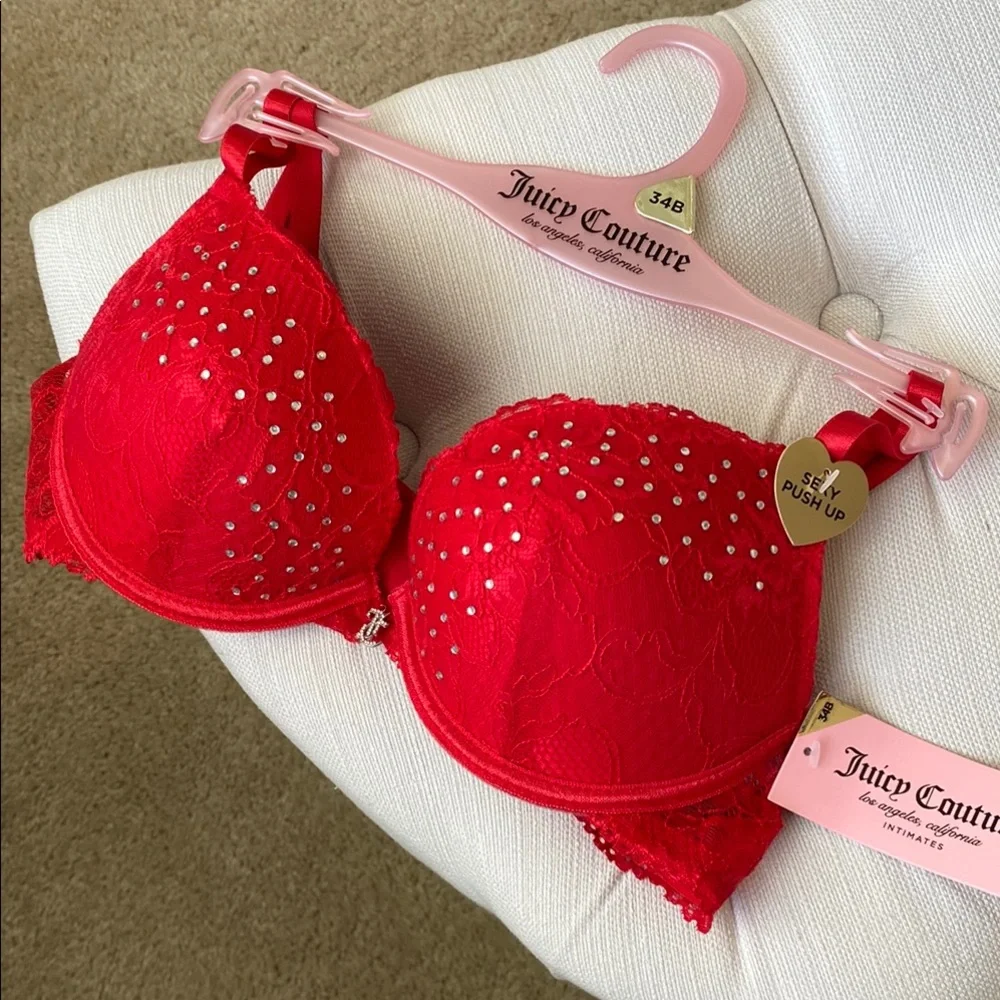 Juicy Couture Red Push-Up Bra - Picture 7 of 7